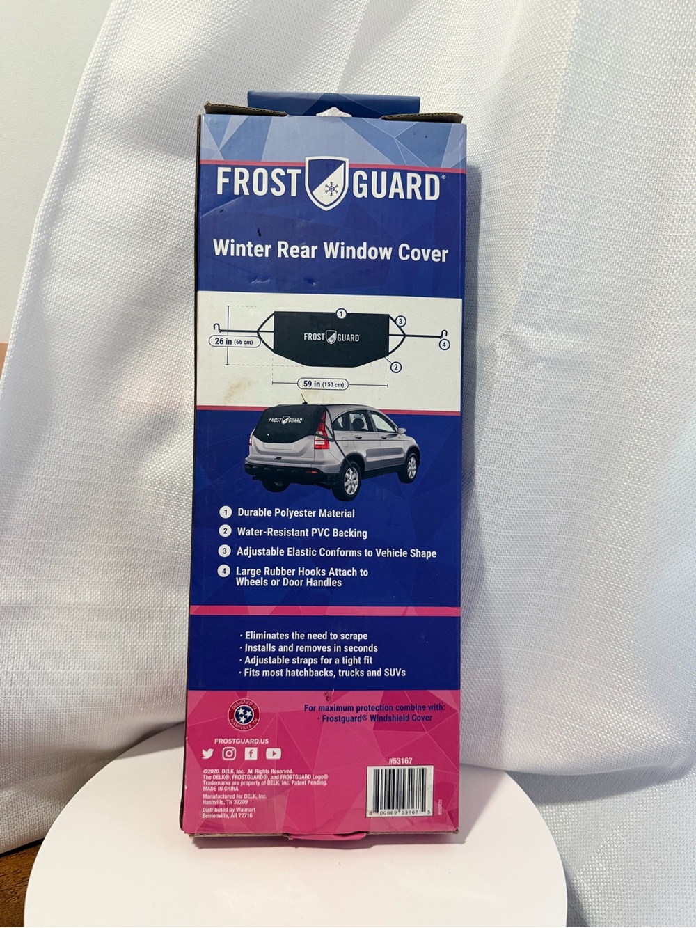 Winter Rear Window Cover - Black - Picture 2 of 2